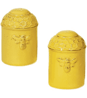 Bee & Willow™ Charlotte Floral Organic 3-Piece Salt and Pepper Shaker Set,  3 Units - Harris Teeter