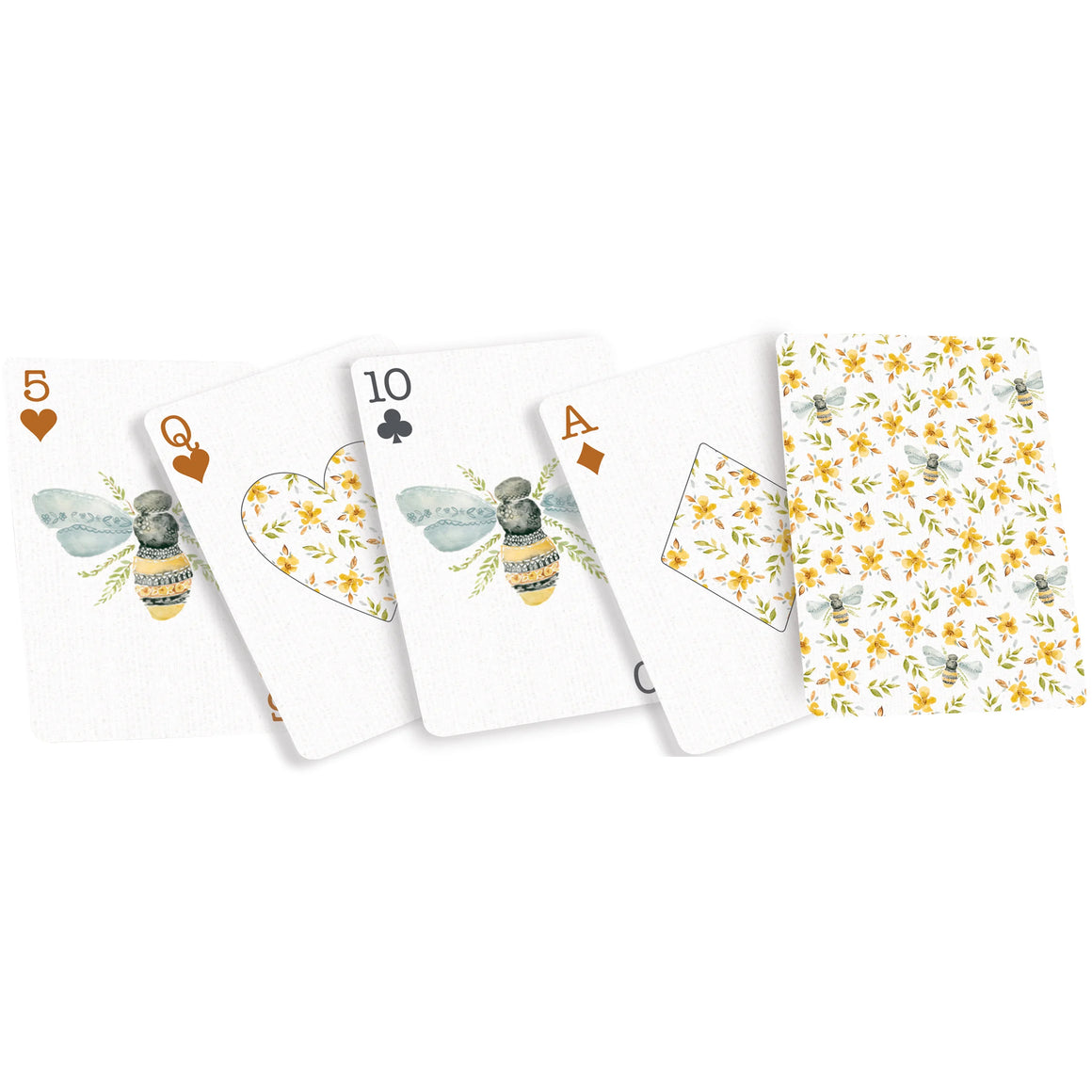 Bee Floral Playing Cards