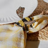 Beaded Bee Napkin Rings