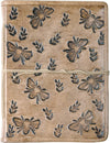 Leather Floral Bees Journal