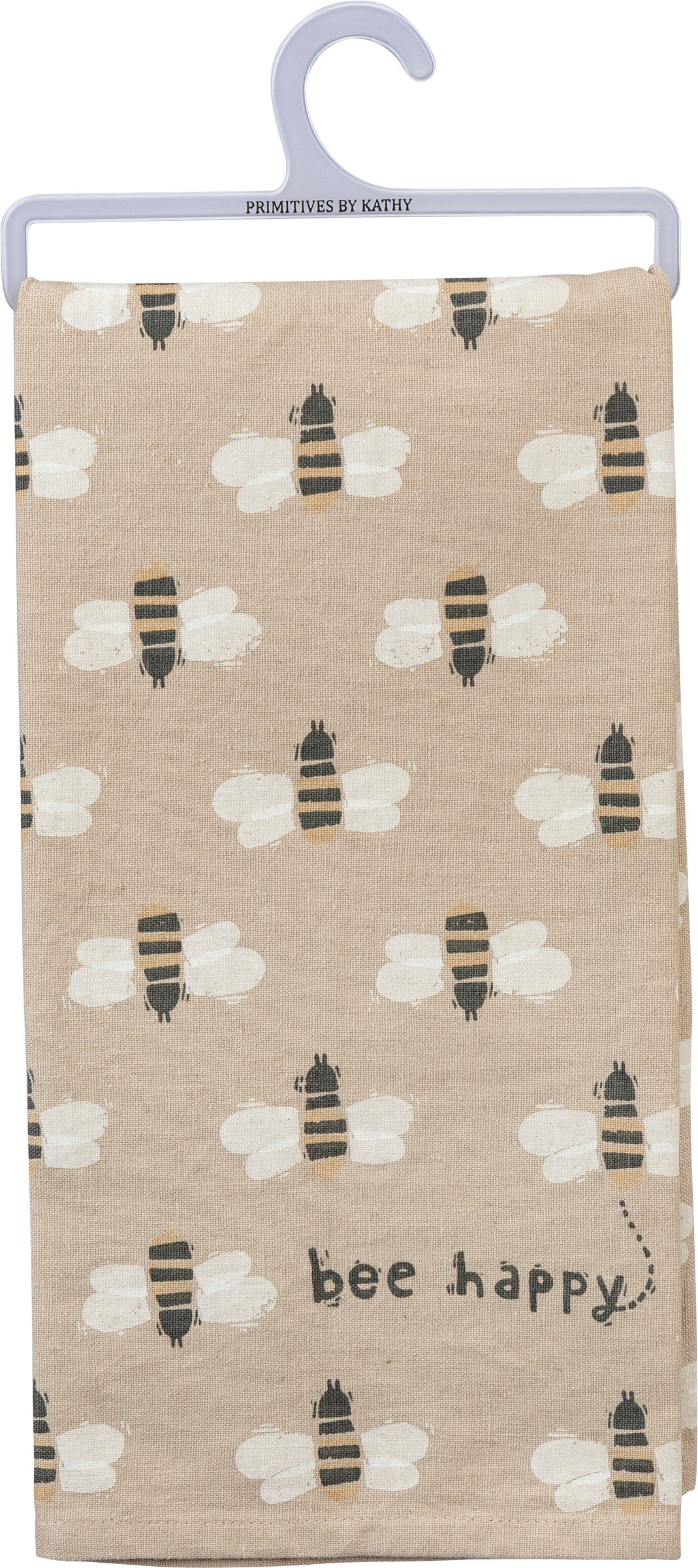 Bee Happy Tea Towel, Bumble Bee, Summer Tea Towel, Summer Kitchen