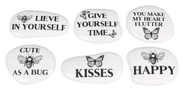 Bee Related Charms & Inspirational Rocks