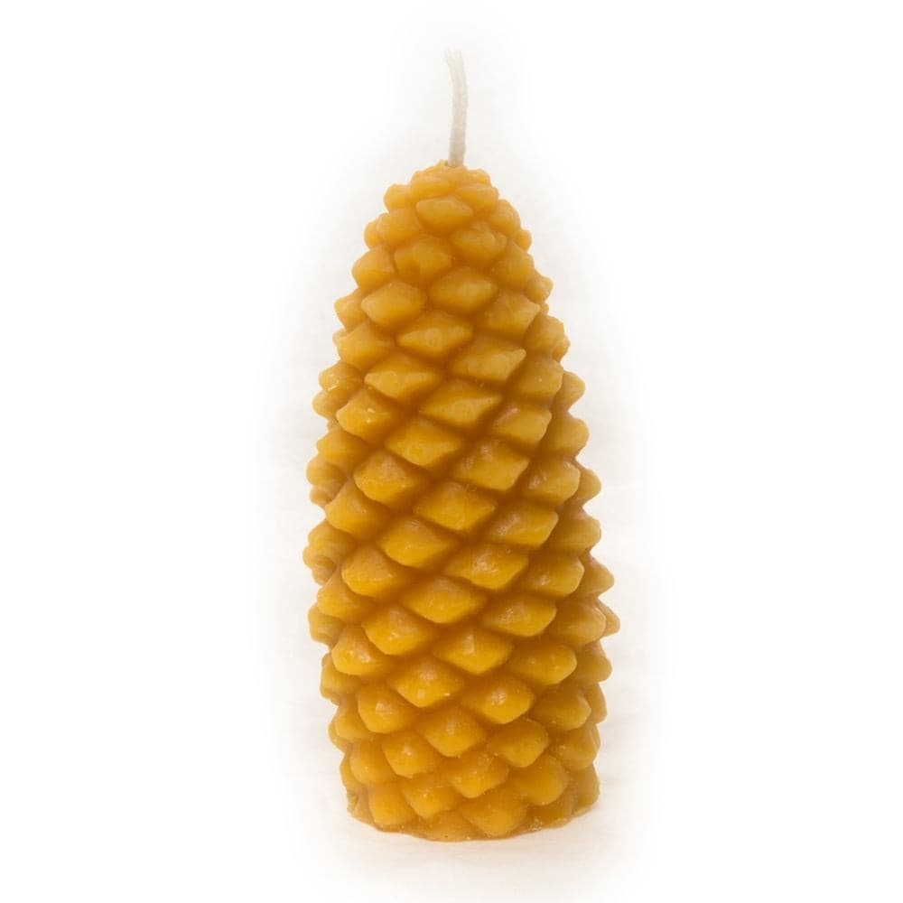 Pinecone Beeswax Candles